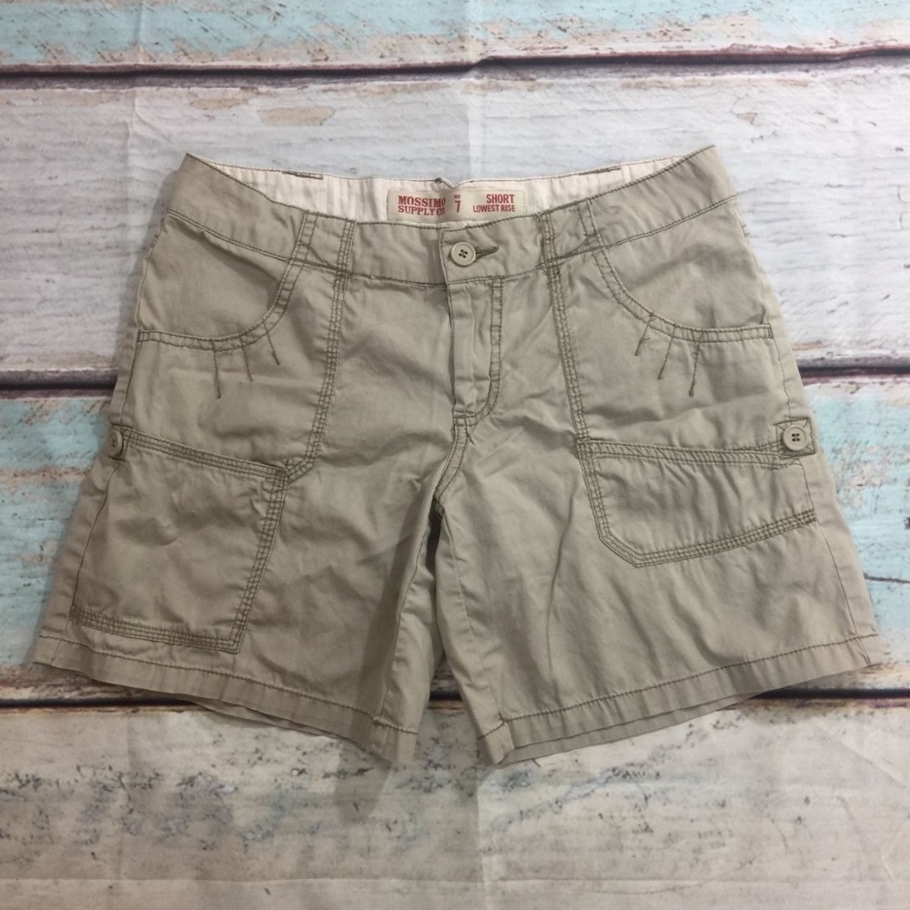 Mossimo Supply Co., Jrs. Lowest Rise Khaki Shorts
